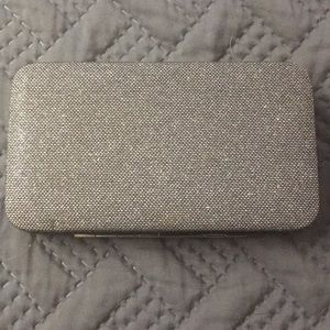Shimmery Silver Phone Wallet